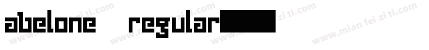 abelone regular字体转换